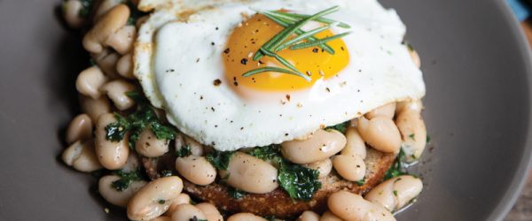 Recipe: Rosemary White Beans With Fried Egg